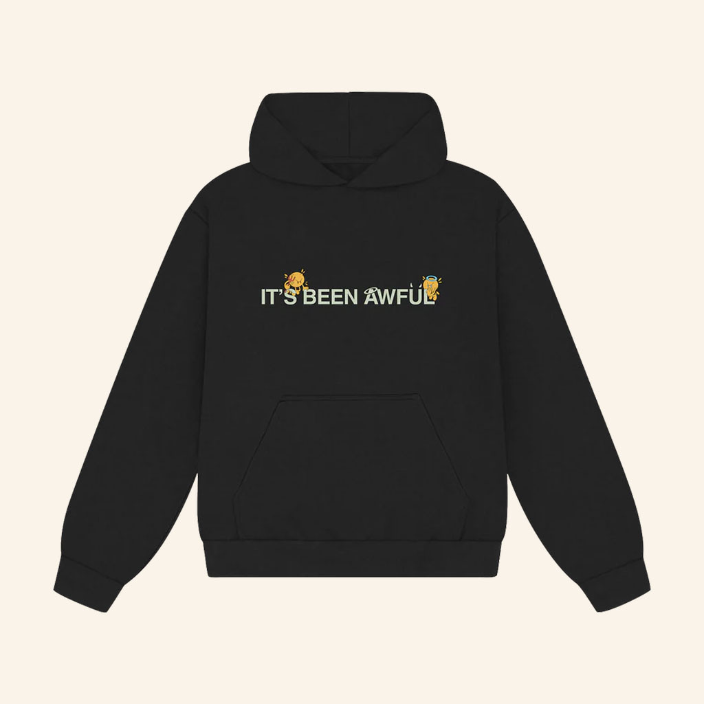Isaiah Rashad Merch 2026 It's Been Awful Logo Hoodie Presents For Rap Lovers - Petshi