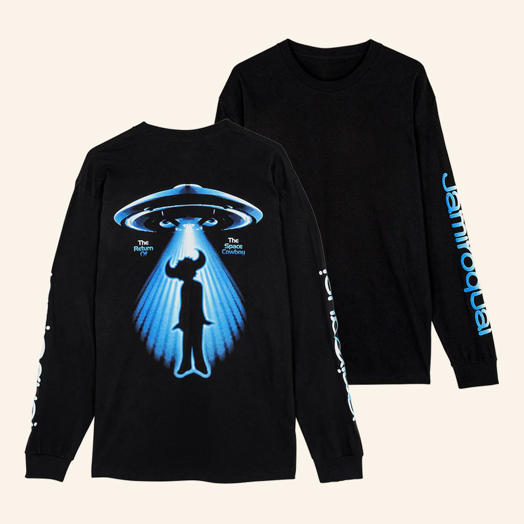 Jamiroquai Merch 2026 Space Cowboy Long Sleeve Shirt Music Related Gifts For Guys - Petshi