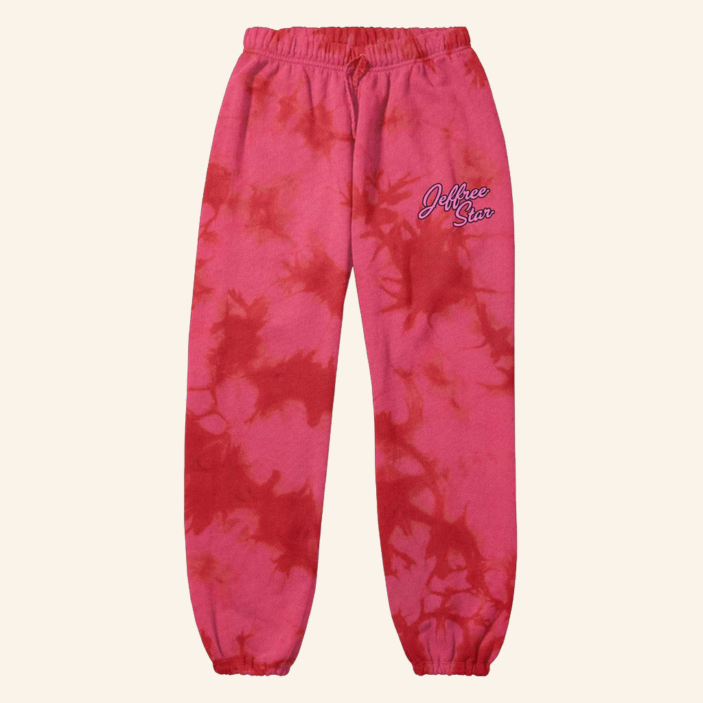 Jeffree Star Cosmetics Merch 2026 Blood Sugar Tie Dye Sweatpants Gifts For Sisters - Petshi