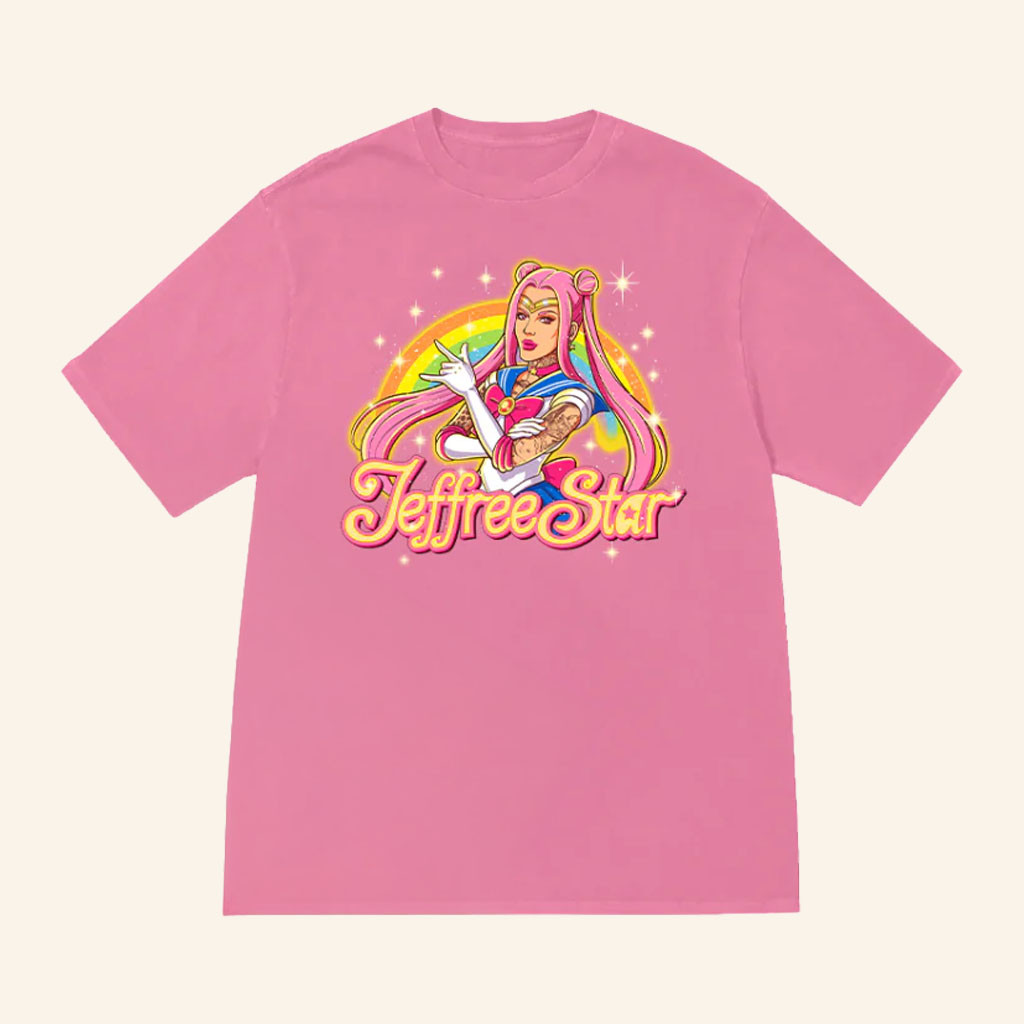 Jeffree Star Cosmetics Merch 2026 Jeffree Star Anime T-Shirt Present For Her - Petshi