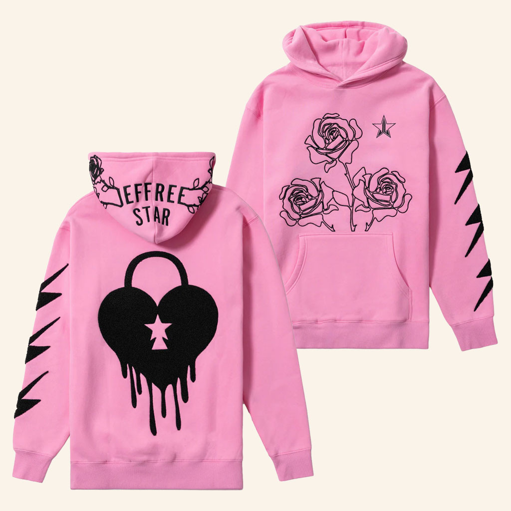 Jeffree Star Cosmetics Merch 2026 Roses Hoodie Jeffree Star Hoodie Best Gifts For Her - Petshi