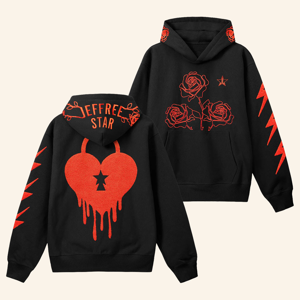 Jeffree Star Cosmetics Merch 2026 Roses Hoodie Jeffree Star Hoodie Present For Besties - Petshi