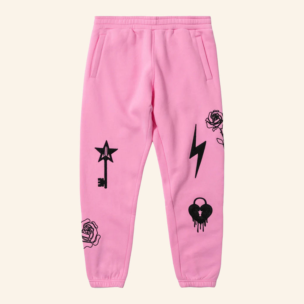 Jeffree Star Cosmetics Merch 2026 Roses Sweatpants Jeffree Star Clothing Gifts For Wife - Petshi