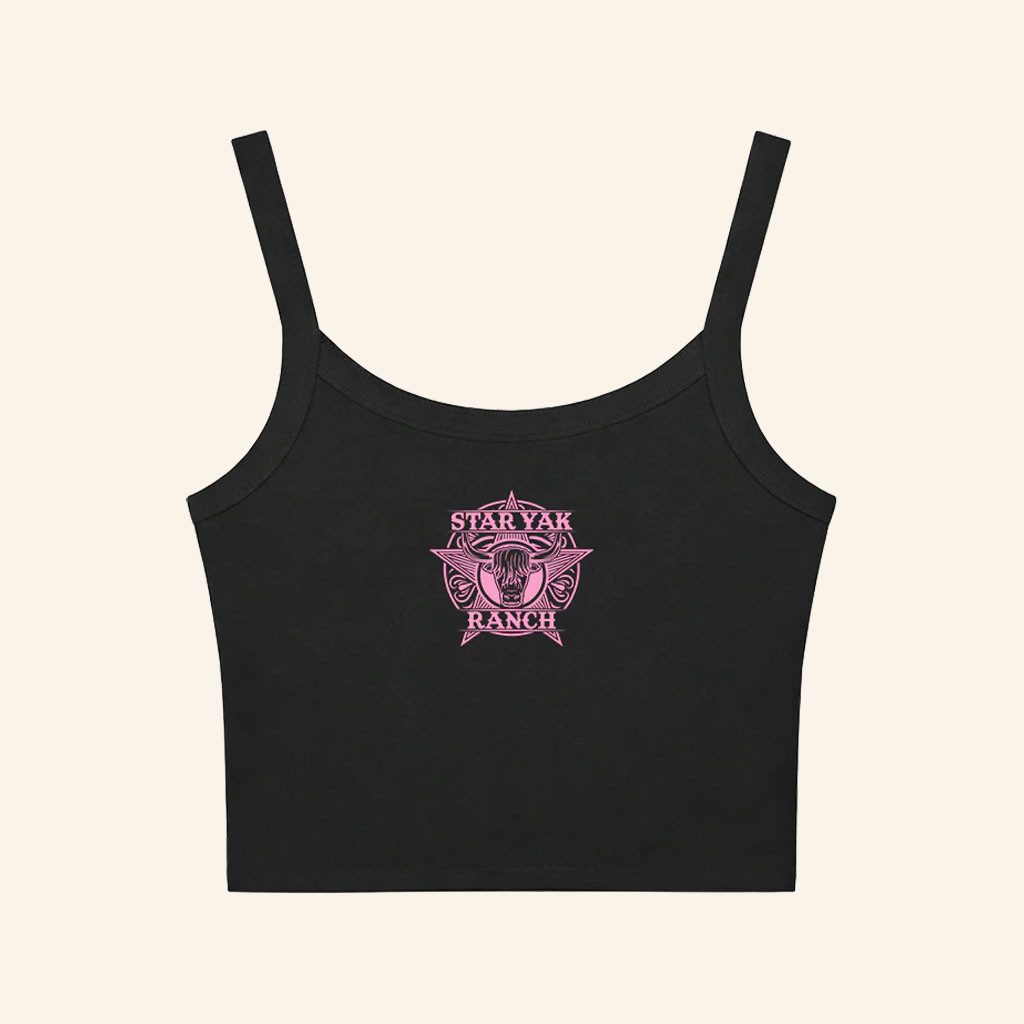 Jeffree Star Cosmetics Merch 2026 Star Yak Ranch Cropped Tank Top Gifts For Besties - Petshi