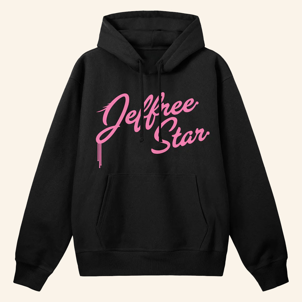 Jeffree Star Cosmetics Merch 2026 Vintage Logo Black Hoodie Jeffree Star Hoodie Fan Gifts - Petshi
