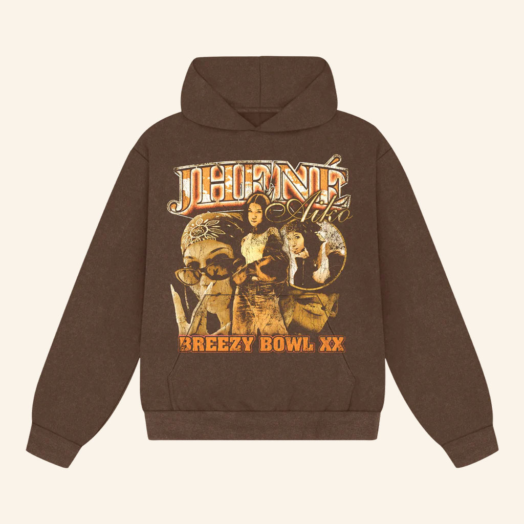 Jhene Aiko Merch 2026 Jhene Tour Breezy Bowl XX Hoodie Gifts For Music Fans - Petshi