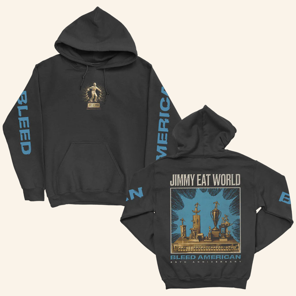 Jimmy Eat World Merch 2026 Bleed American 25th Anniversary Hoodie Gifts For Rock Band Fans - Petshi