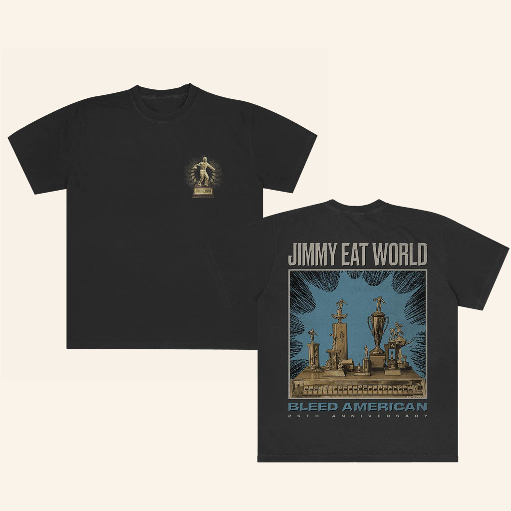 Jimmy Eat World Merch 2026 Bleed American 25th Anniversary T-Shirt Present For Rock Band Fans - Petshi