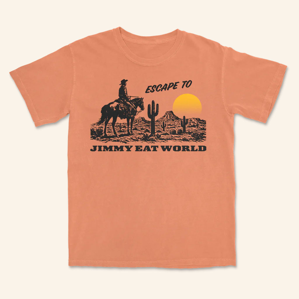 Jimmy Eat World Merch 2026 Escape To T-Shirt Best Gifts For Rock Band Fans - Petshi
