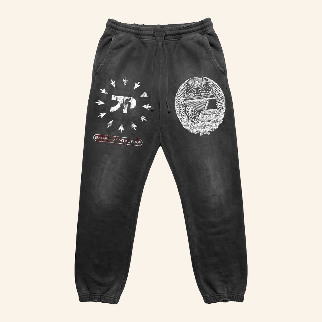JPEGMAFIA Merch 2026 JP Crest Sweatpants Vintage Experimental Rap Merch Gifts For Fans - Petshi
