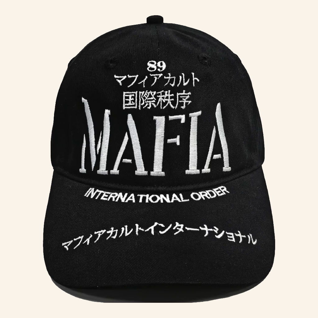 JPEGMAFIA Merch 2026 MAFIA International Hat Black Gifts Ideas For Rapper Fans - Petshi
