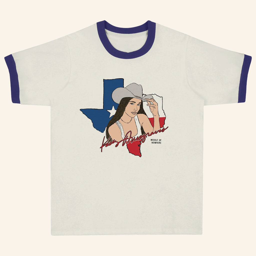 Kacey Musgraves Merch 2026 Texas Ringer T-Shirt Middle Of Nowhere Shirt Gifts For Music Fans - Petshi
