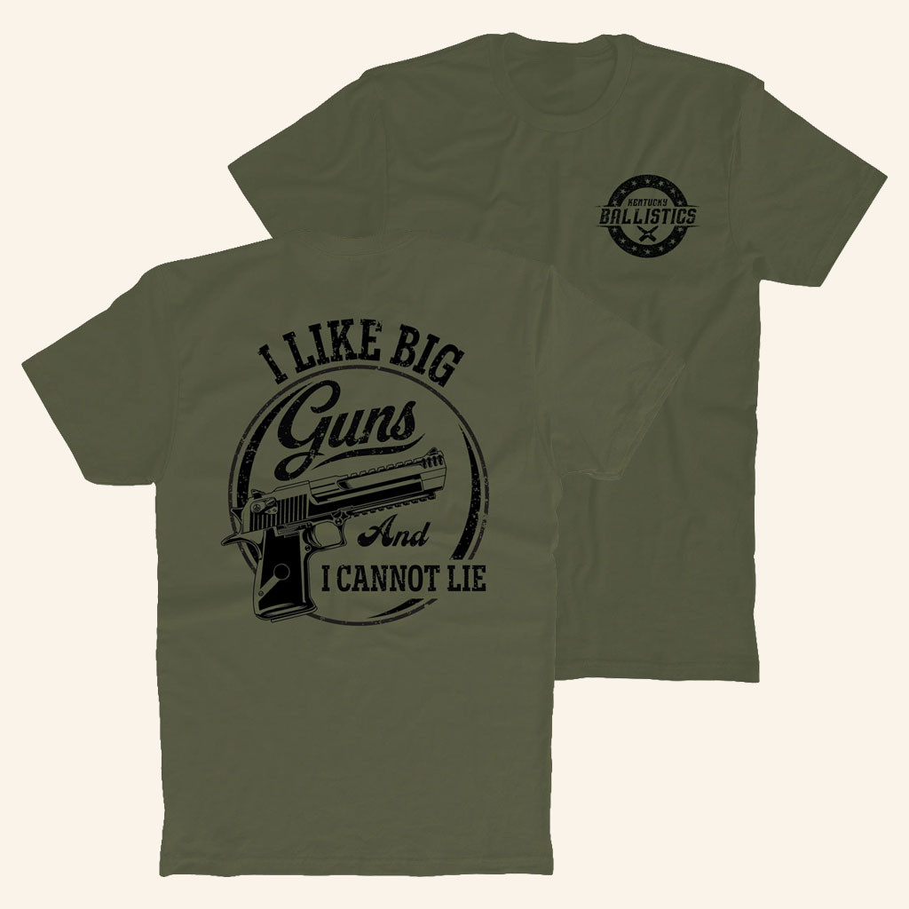 Kentucky Ballistics Merch 2026 I Like Big Guns T-Shirt And I Can Not Lie Shirt Dad Gifts - Petshi