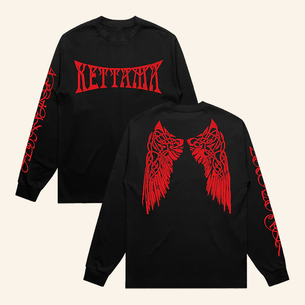 Kettama Merch 2026 Archangel Long Sleeve Shirt Black Best Gifts For DJ Fans - Petshi