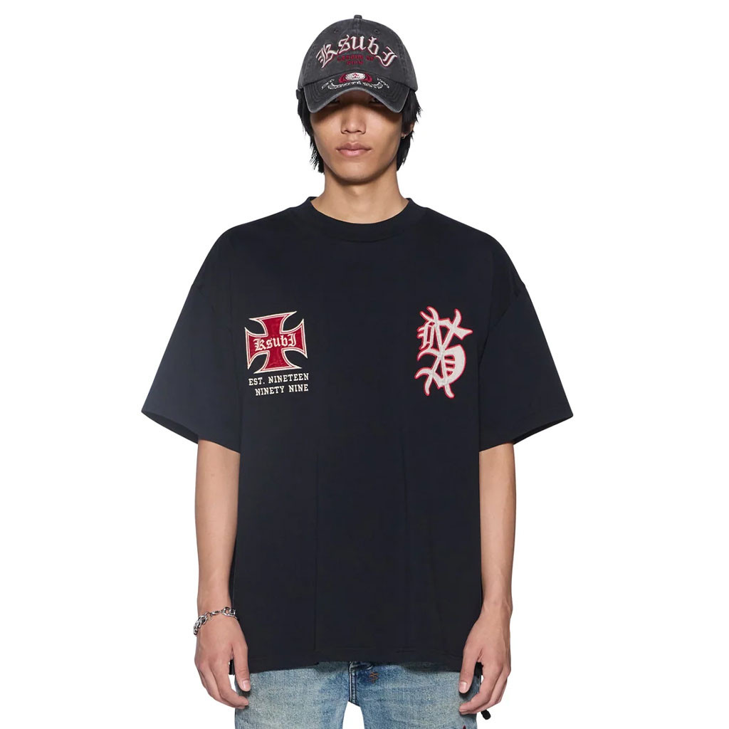 Ksubi Merch 2026 League Of Ruin T-Shirt Black Gifts Ideas For Brothers - Petshi