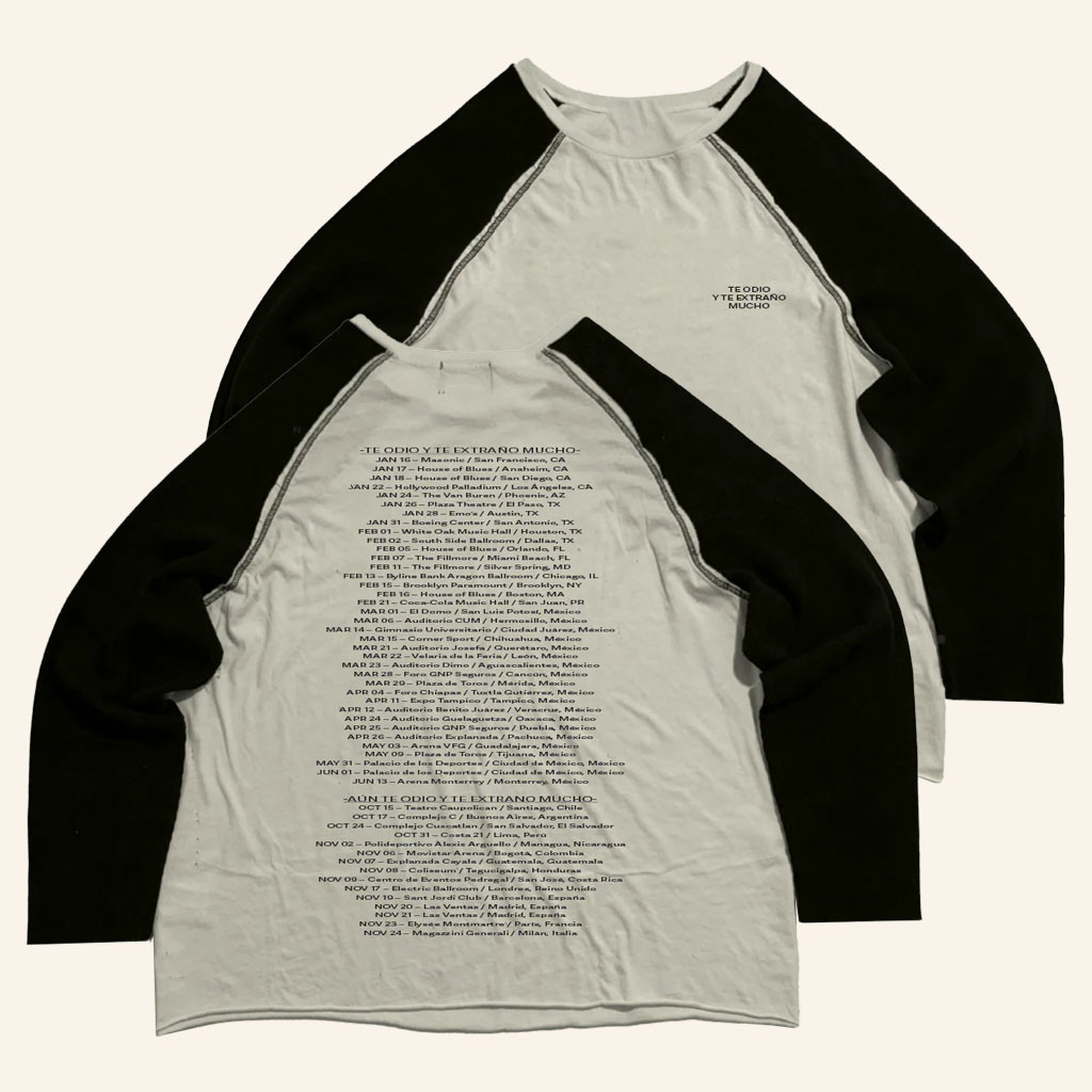 Latin Mafia Merch 2026 Te Odio Y Te Extrano Mucho Long Sleeve Shirt Gifts For Music Lovers - Petshi