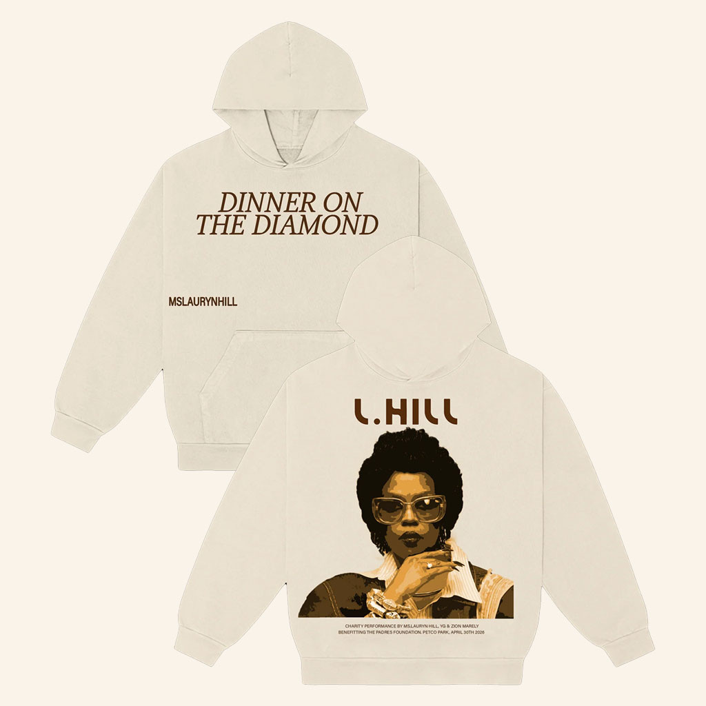 Lauryn Hill Merch 2026 MLH Charity Hoodie Dinner On The Diamond Hoodie Gifts For Music Lovers - Petshi