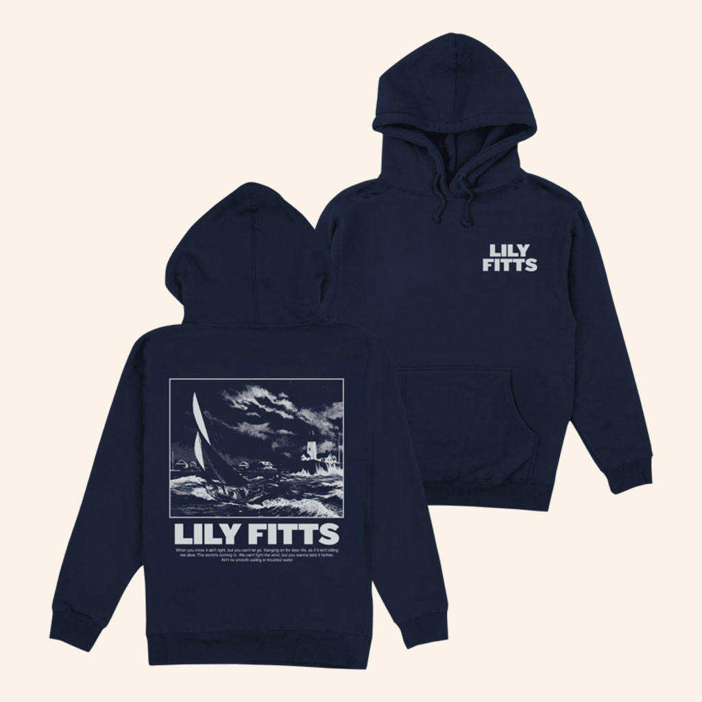 Lily Fitts Merch 2026 Troubled Water Hoodie Lily Fitts Hoodie Gifts For Music Lovers - Petshi
