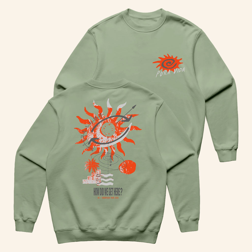 Louis Tomlinson Merch 2026 How Did We Get Here UK EU Tour Crewneck Louis Tomlinson Sweatshirt - Petshi