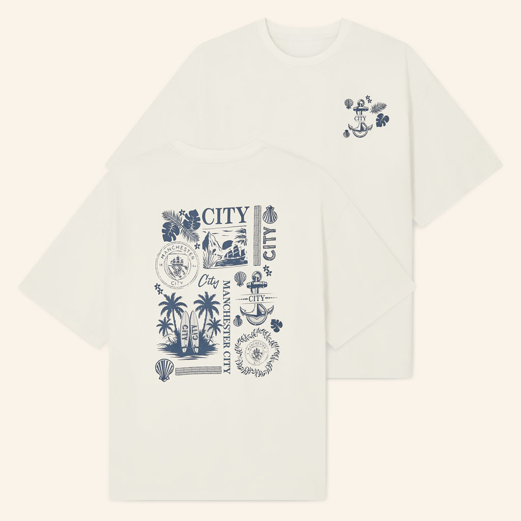 Mancity Merch 2026 Manchester City Summer Graphic T-Shirt Gifts For BFF - Petshi