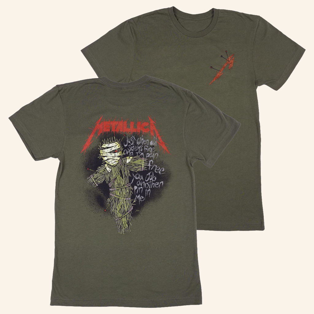Metallica Merch 2026 Fixxxer Lyric T-Shirt Metallica Shirt Gifts For Band Fans - Petshi