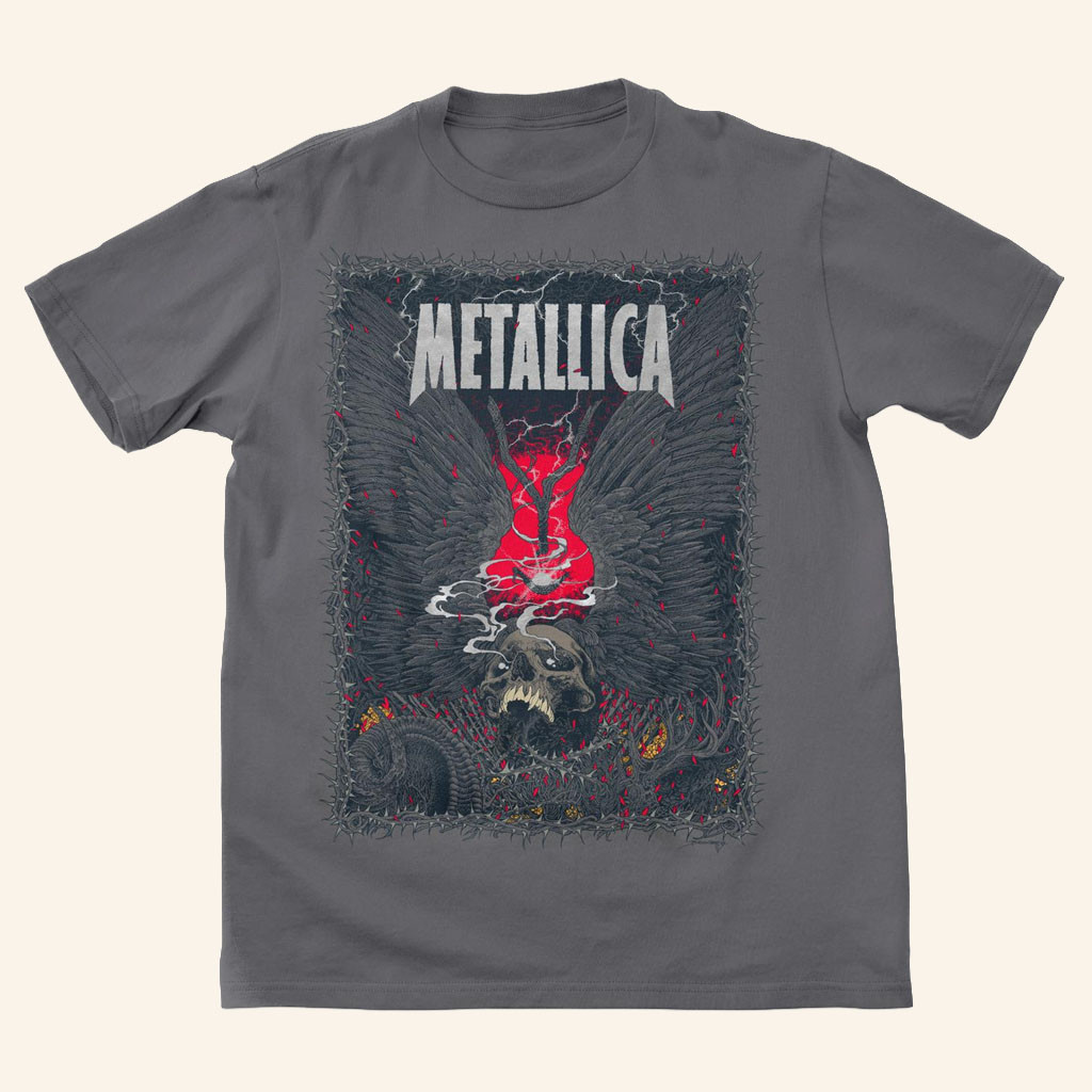 Metallica Merch 2026 Where The Wild Things Are Poster Art T-Shirt Metallica Shirt Fan Gifts - Petshi