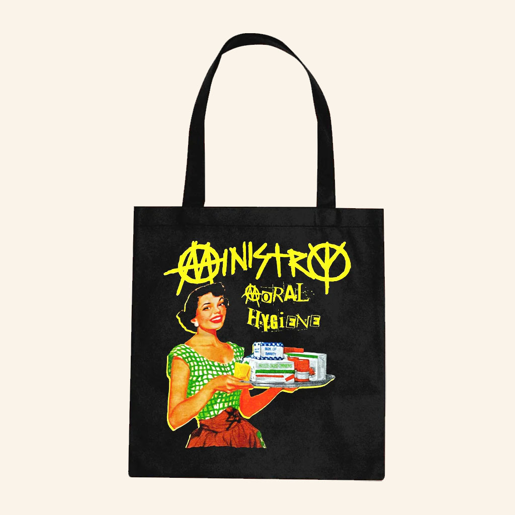 Ministry Merch 2026 Moral Hygiene Tote Bag Metal Band Lover Gifts For Her - Petshi