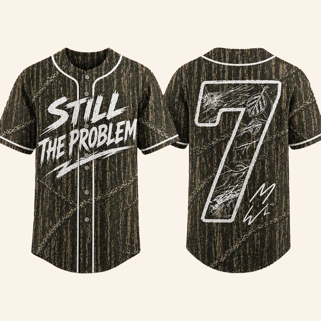 Morgan Wallen Merch 2026 Still The Problem Tour Baseball Jersey Country Concert Fan Apparel - Petshi