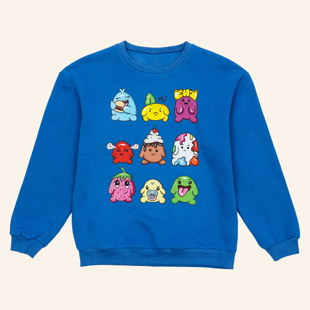 Moriah Elizabeth Merch 2026 Grid Of Blobs Sweatshirt Cute Gifts For Friends (upthemKid) - Petshi