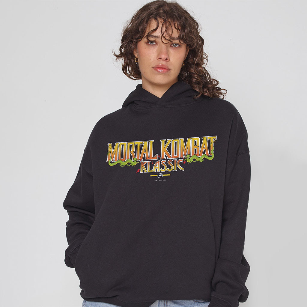 Mortal Kombat Merch 2026 Mortal Kombat Klassic Logo Hoodie Cool Gifts For Friends - Petshi