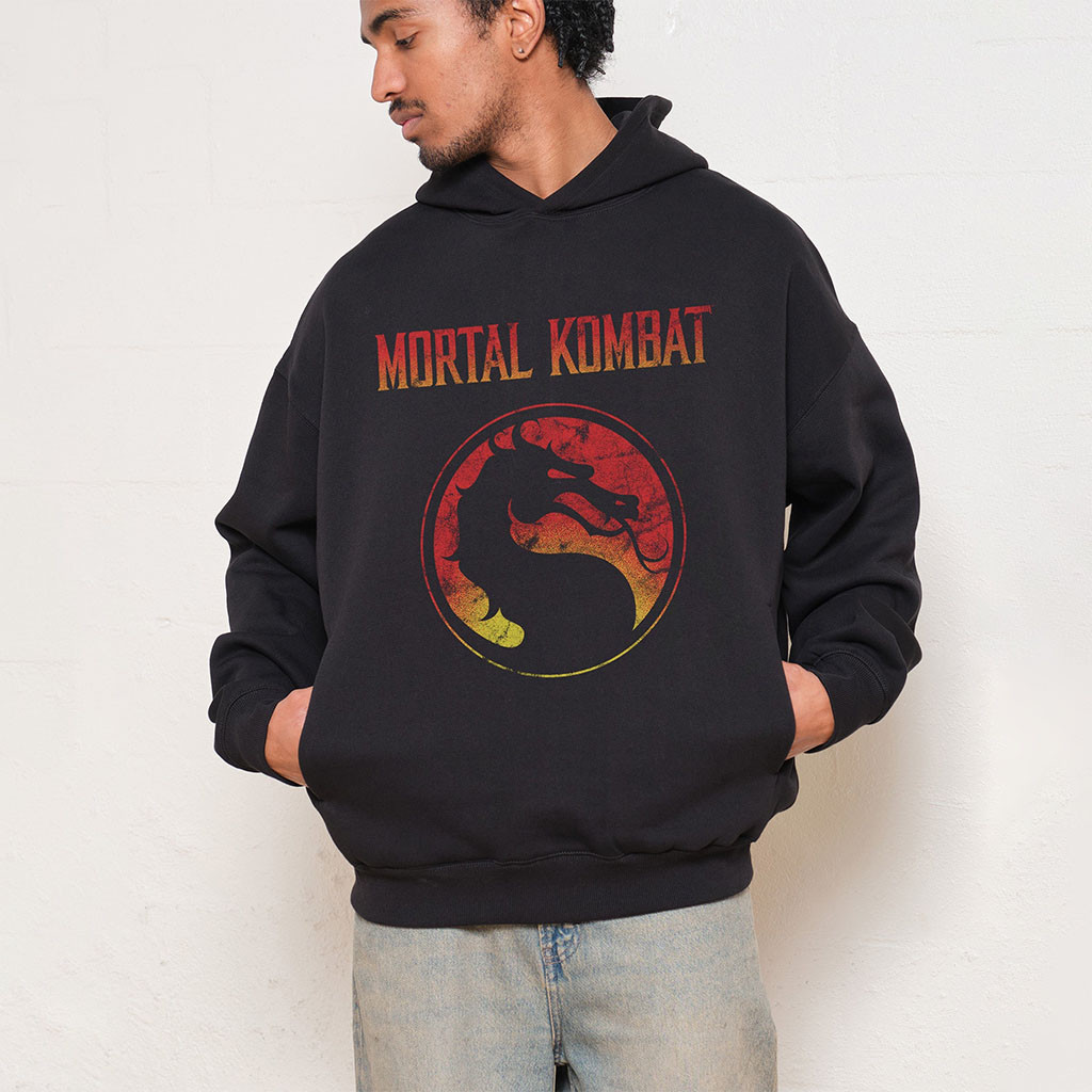 Mortal Kombat Merch 2026 Mortal Kombat Logo Hoodie Great Gift For Boyfriend - Petshi