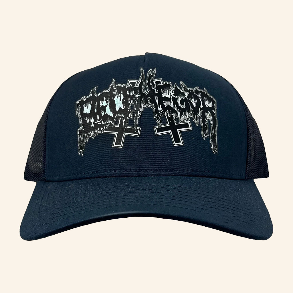 Night Shift Merch 2026 Belphegor Logo Trucker Hat Unique Gifts For Brothers - Petshi