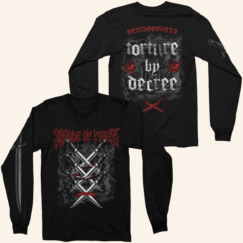 Night Shift Merch 2026 Cradle Of Filth Demagoguery Long Sleeve Shirt Present For Husband - Petshi