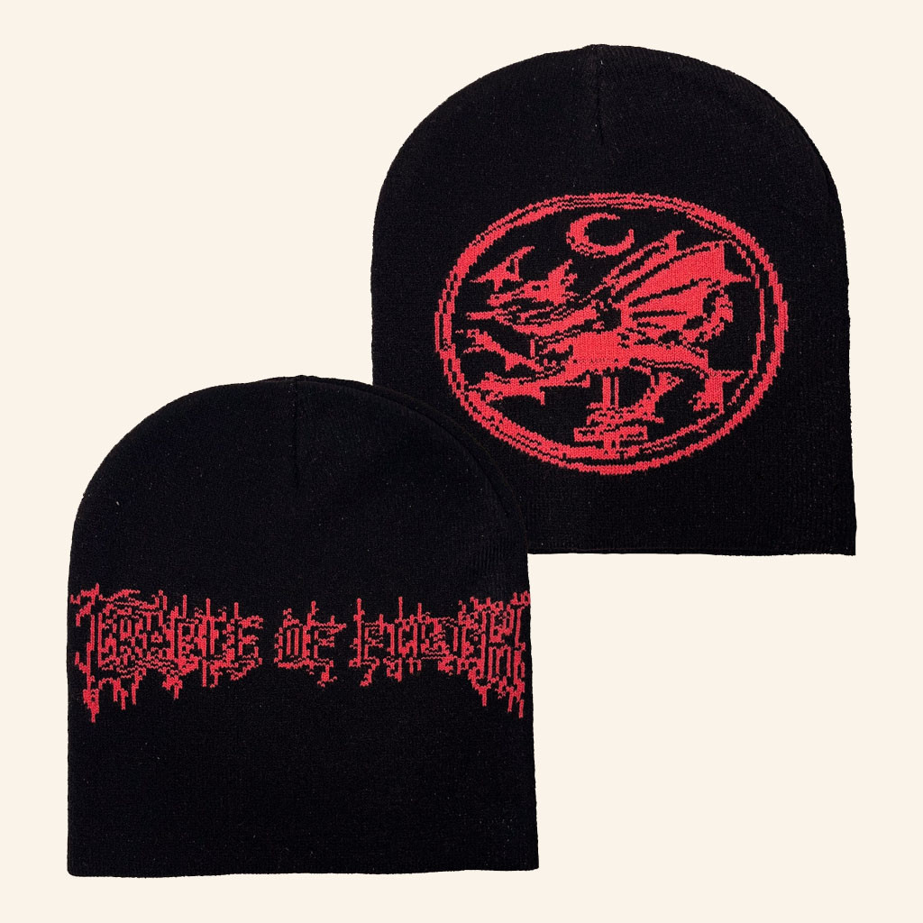 Night Shift Merch 2026 Cradle Of Filth Logo And Sigil Beanie Gifts Ideas For Husband - Petshi