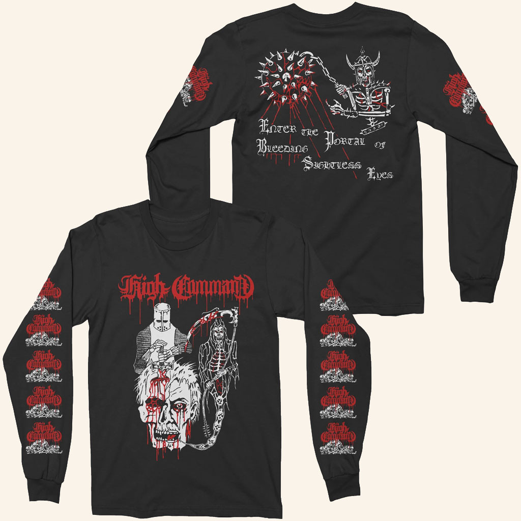Night Shift Merch 2026 High Command Bleeding Sightless Eyes Long Sleeve Shirt Present For Him - Petshi