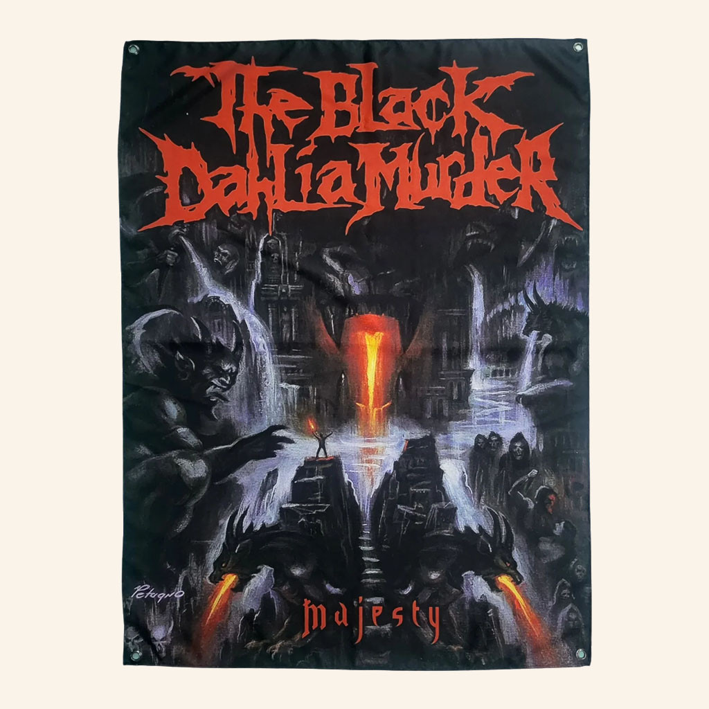 Night Shift Merch 2026 The Black Dahlia Murder Majesty Flag Home Decor Present For Fans - Petshi