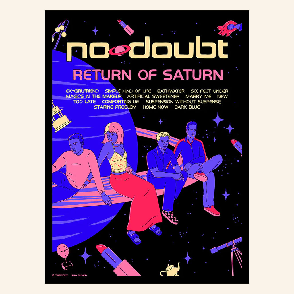 No Doubt Merch 2026 Return Of Saturn 25Th Anniversary Poster Wall Art Decor Rock Band Fan Gifts - Petshi
