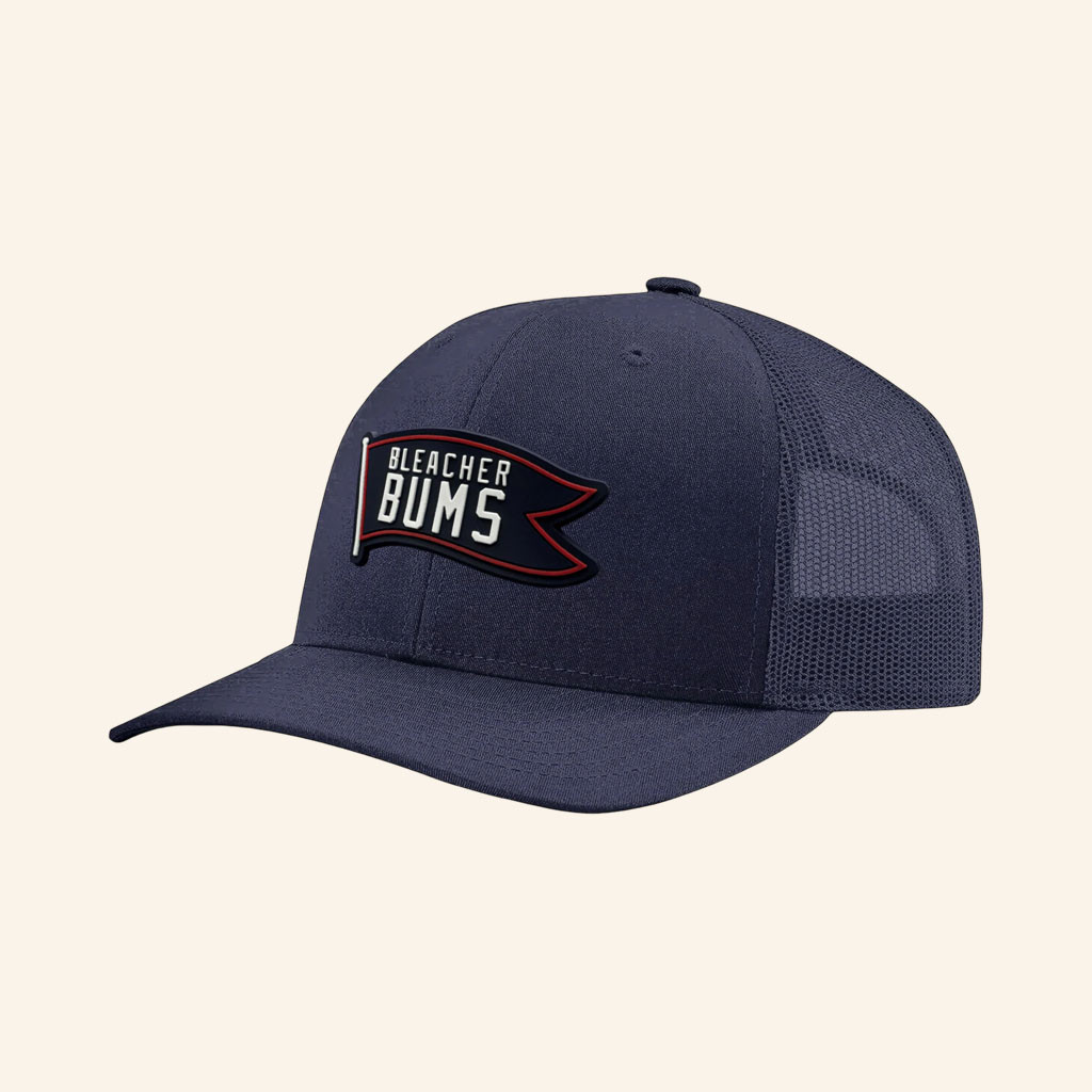 Obvious Shirts Merch 2026 Bleacher Bums Trucker Hat Navy Father's Day Gifts Ideas - Petshi