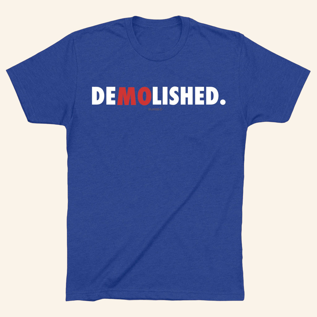 Obvious Shirts Merch 2026 Demolished T-Shirt Moises Ballesteros Shirt Baseball Fan Gifts - Petshi