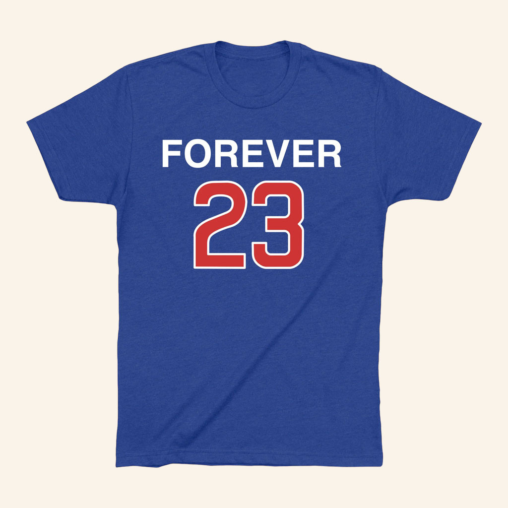 Obvious Shirts Merch 2026 Forever 23 T-Shirt Chicago Baseball Honor Ryne Sandberg #23 Shirt - Petshi