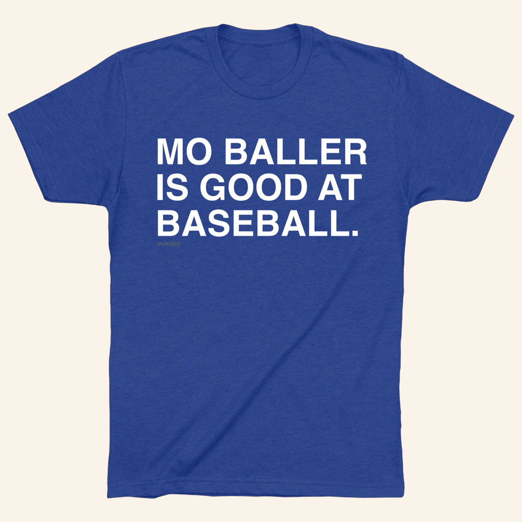 Obvious Shirts Merch 2026 Mo Baller Is Good At Baseball T-Shirt Chicago Baseball Merch Gifts - Petshi