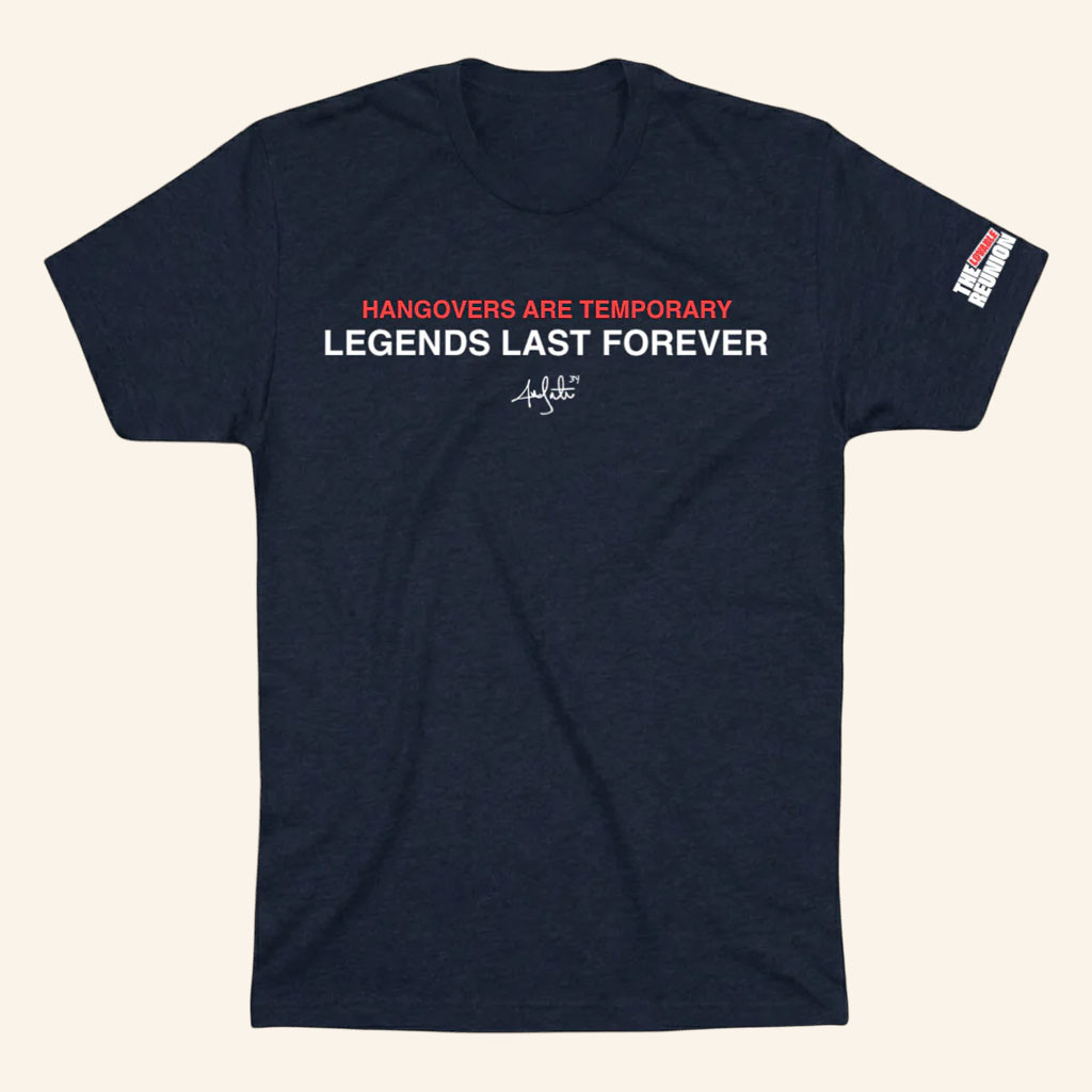Obvious Shirts Merch 2026 The Jon Lester Quote T-Shirt Hangovers Are Temporary Legends Last Forever - Petshi