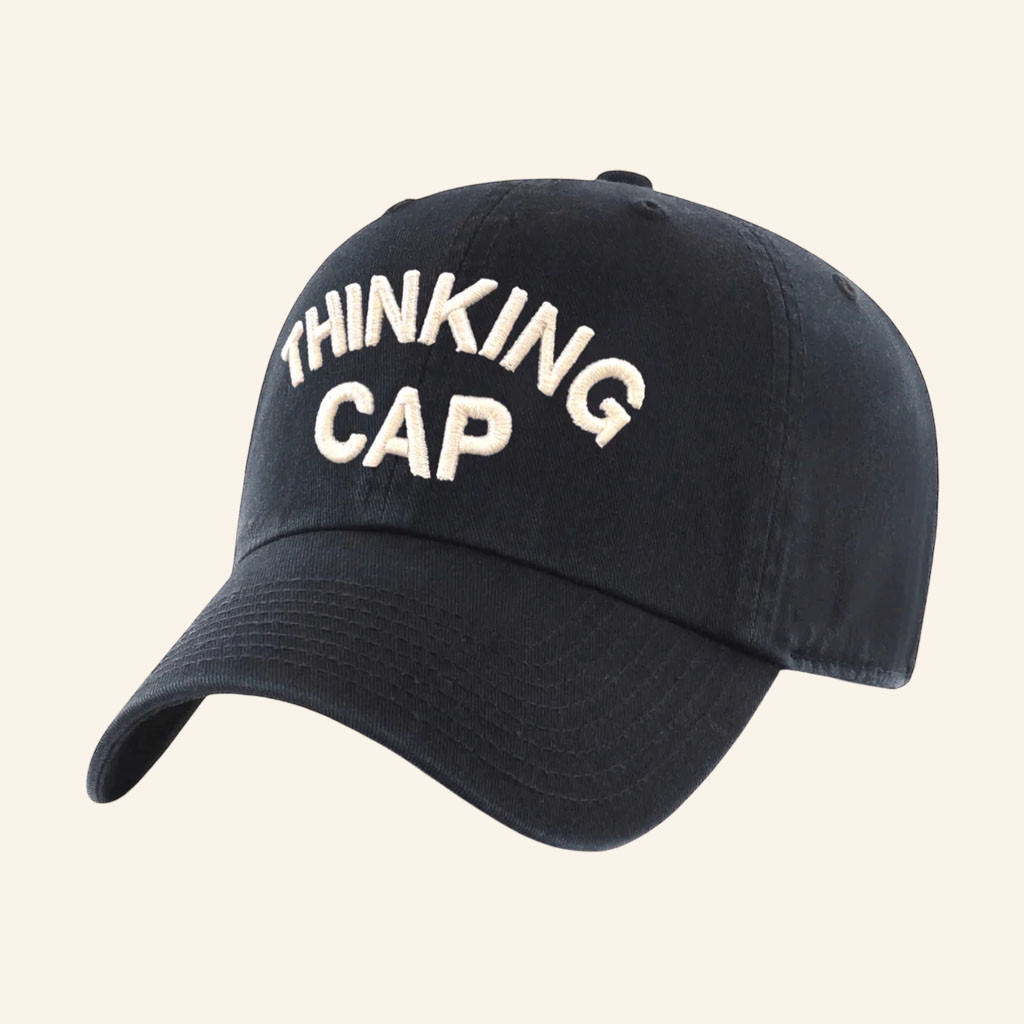 Obvious Shirts Merch 2026 Thinking Cap Embroidered Hat Unique Gifts For Friends - Petshi