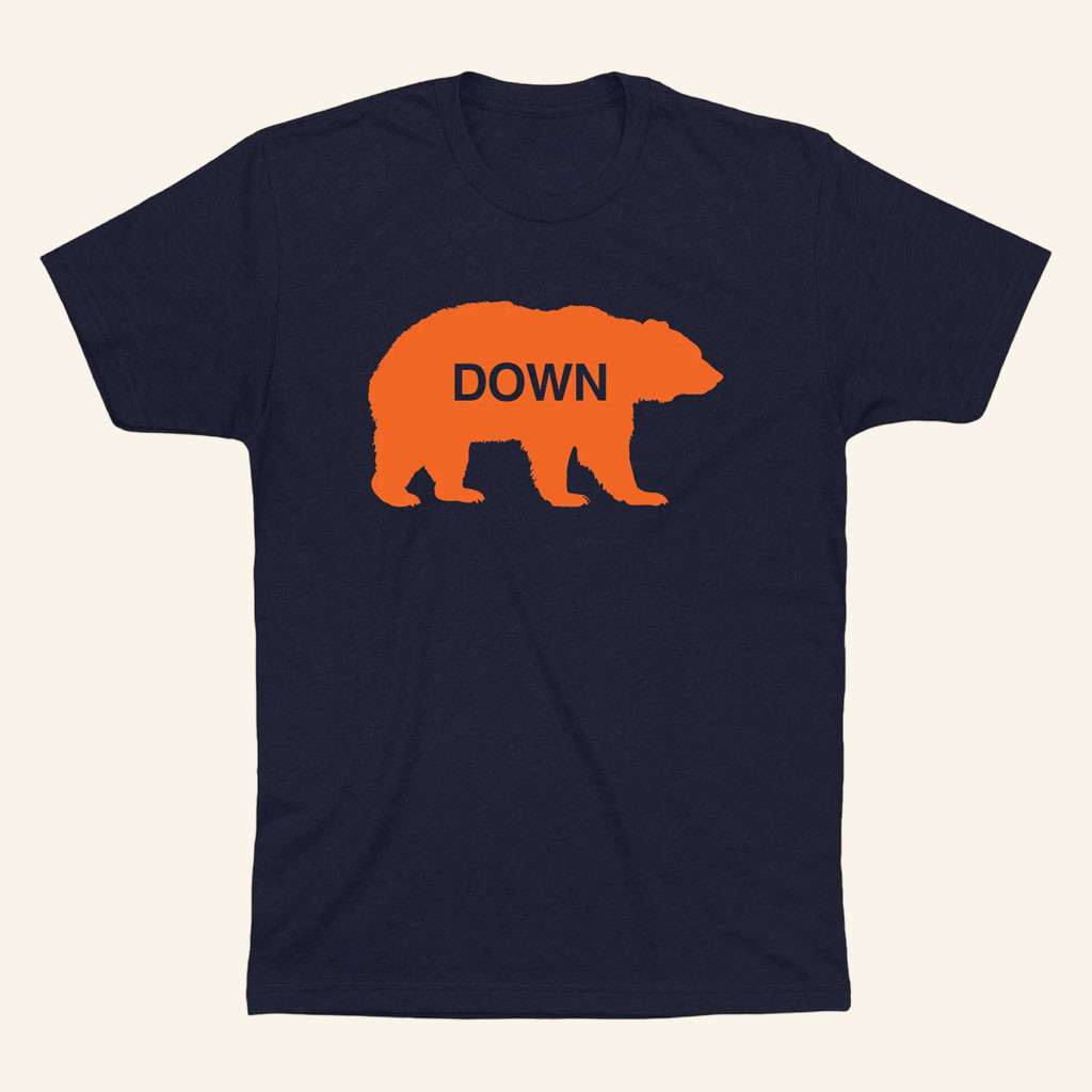 Obvious Shirts Merch 2026 Walking Bear Down T-Shirt Navy Gifts Ideas For Boyfriend - Petshi