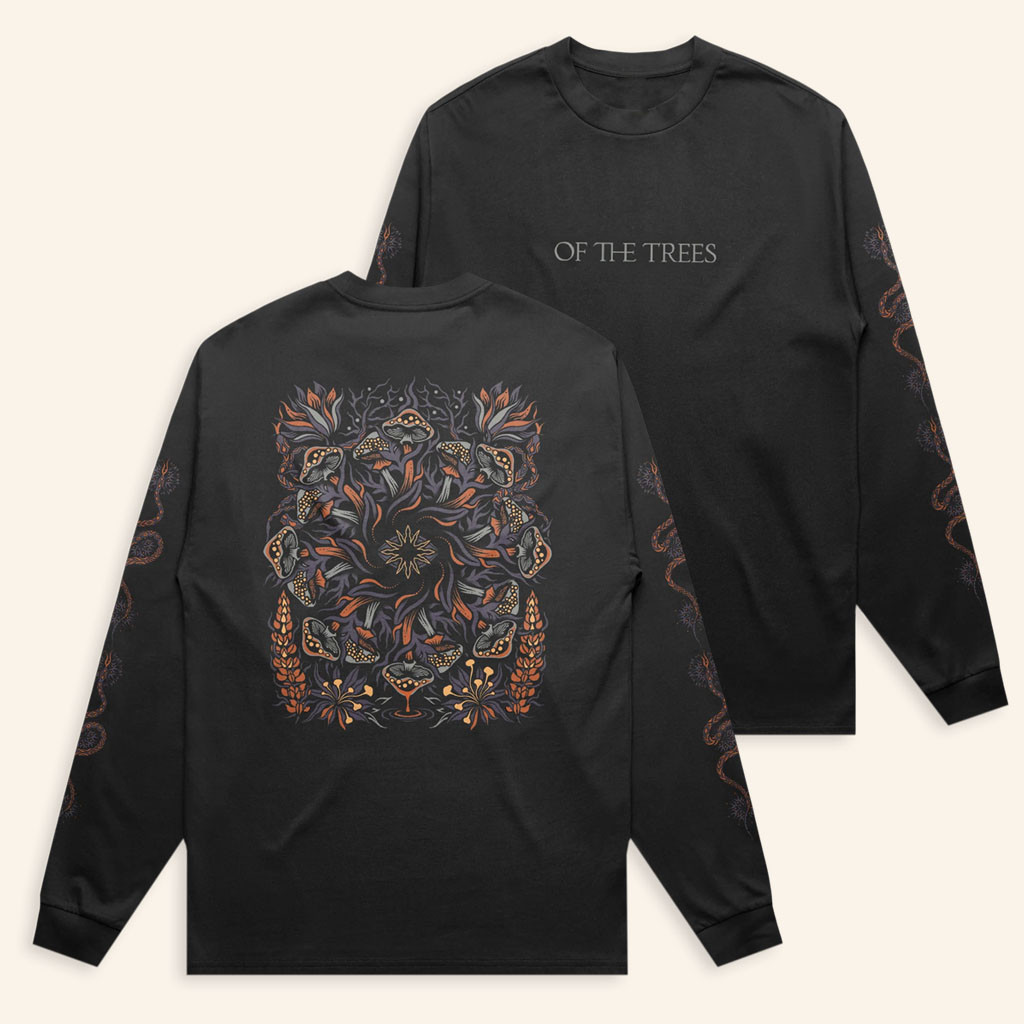Of The Trees Merch 2026 Mandala Long Sleeve Shirt Of The Trees Band Shirts Gifts For Fans - Petshi
