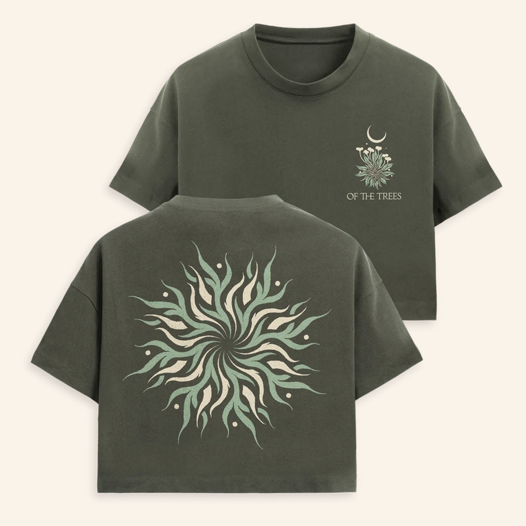 Of The Trees Merch 2026 Of The Trees Band Cropped Shirt Music Lover Gifts For Her - Petshi