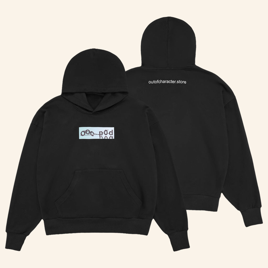 Out Of Character Merch 2026 Captcha Hoodie Black Gifts For Comedy Podcast Fans - Petshi