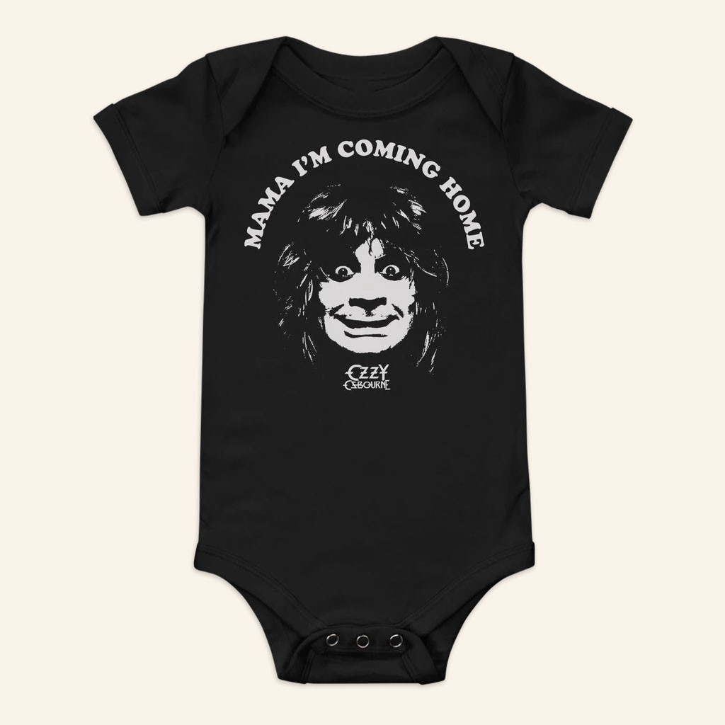 Ozzy Osbourne Merch 2026 Mama I'm Coming Home Ozzy Baby Onesie Gifts For New Mom - Petshi