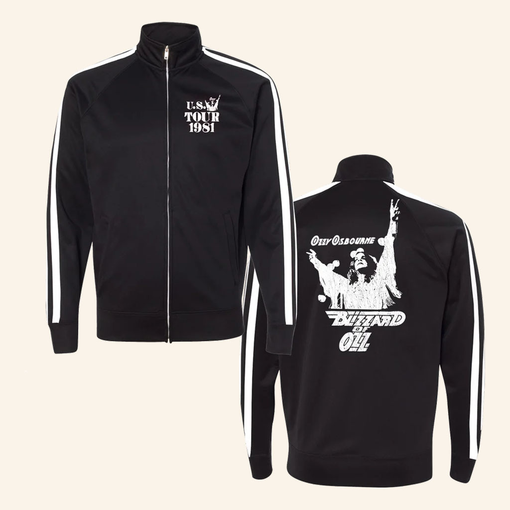 Ozzy Osbourne Merch Blizzard Of Ozz Jacket US Tour 1981 Jacket Gifts For Music Lovers - Petshi