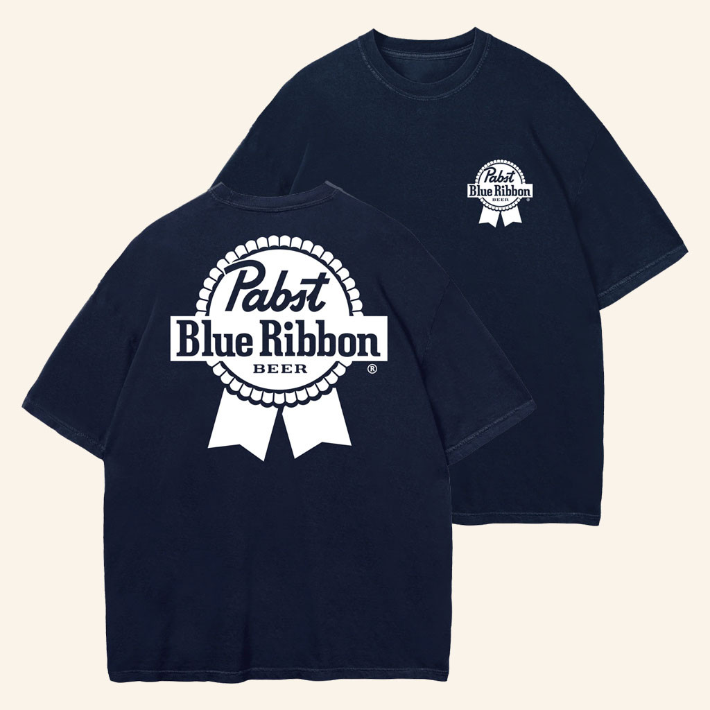 Pabst Blue Ribbon Merch 2026 Pabst Blue Ribbon Beer Logo T-Shirt Present For Friends - Petshi